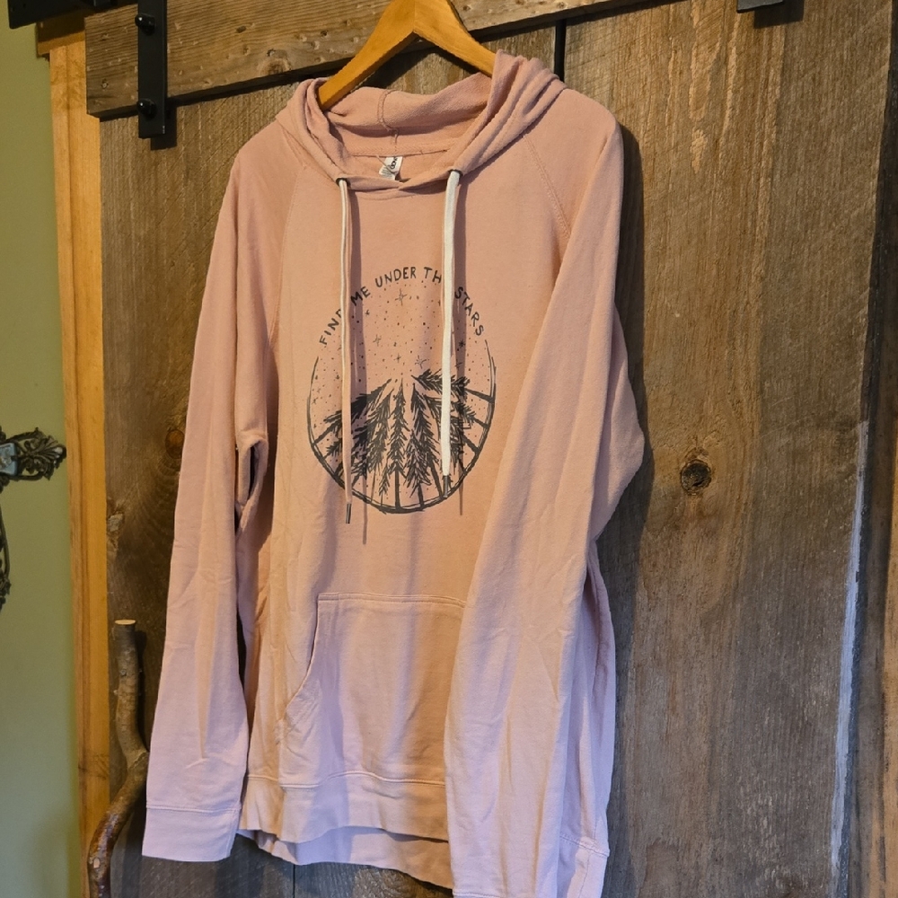 BeCause Pink Graphic Hoodie